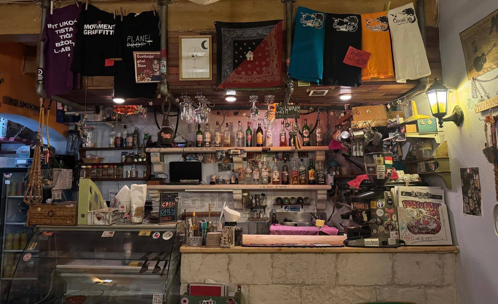 The characterful Ġugar bar