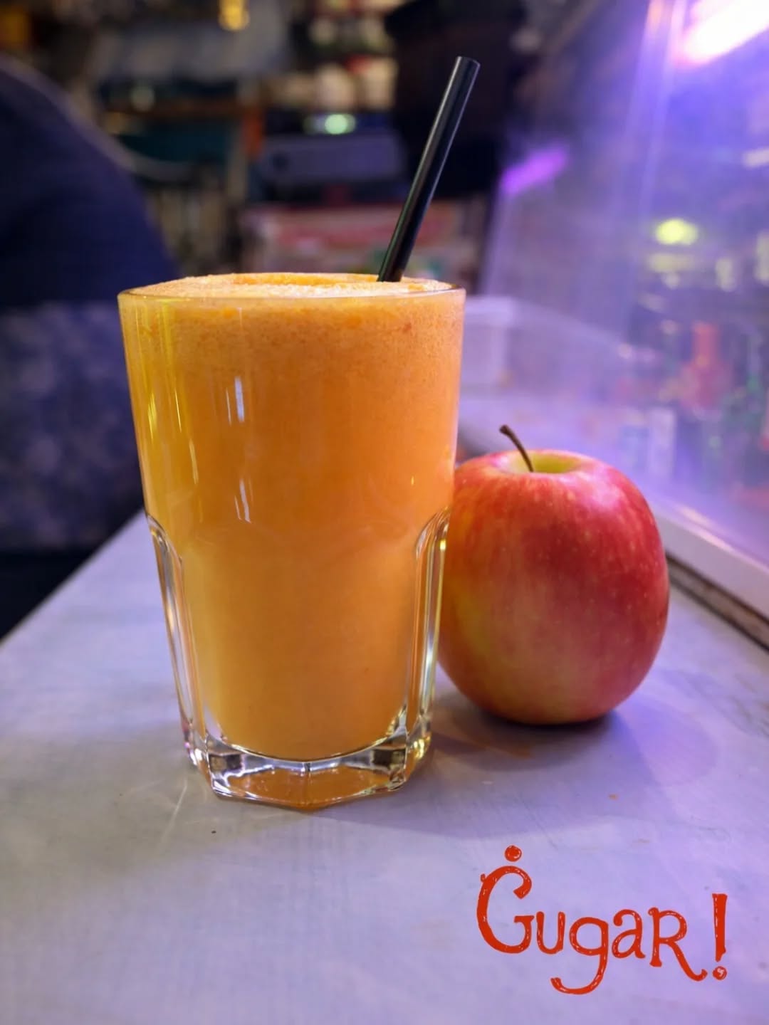 Fresh apple smoothie